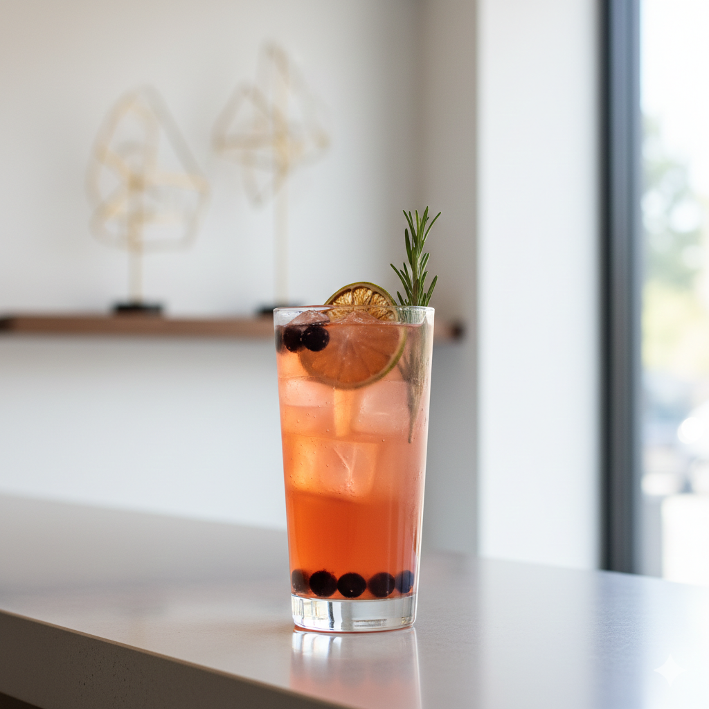 Der sächsische Sommerdrink - Aronia Tonic
