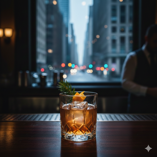 Pine Old Fashioned mit Buddmann Tannen Gin